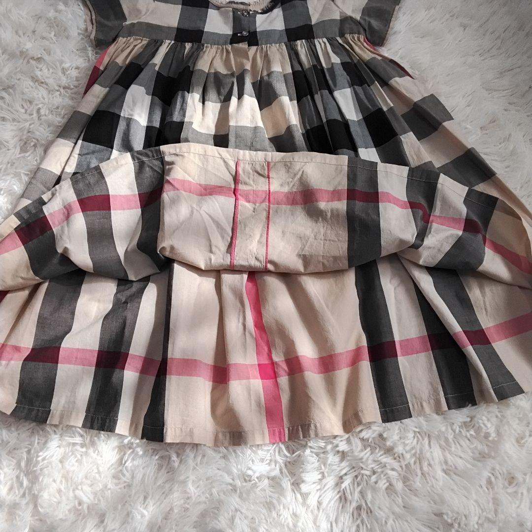 【バーバリーロンドン】１4０ ノバチェック メガチェック ロングワンピース