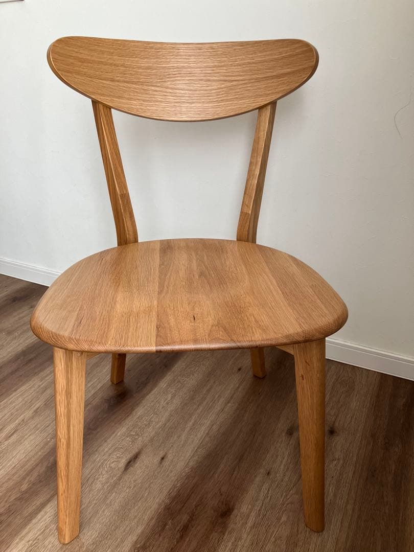 【チンネン様】大川家具　ダイニングチェア1脚　③