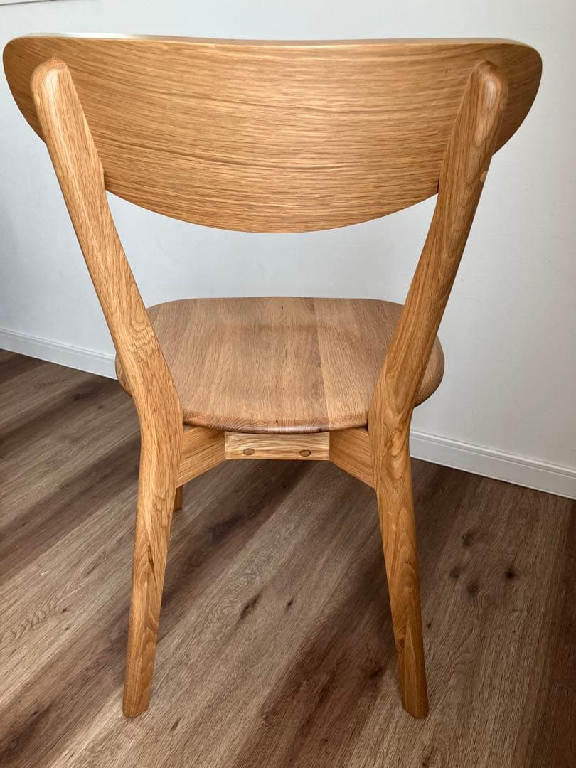 【チンネン様】大川家具　ダイニングチェア1脚　③