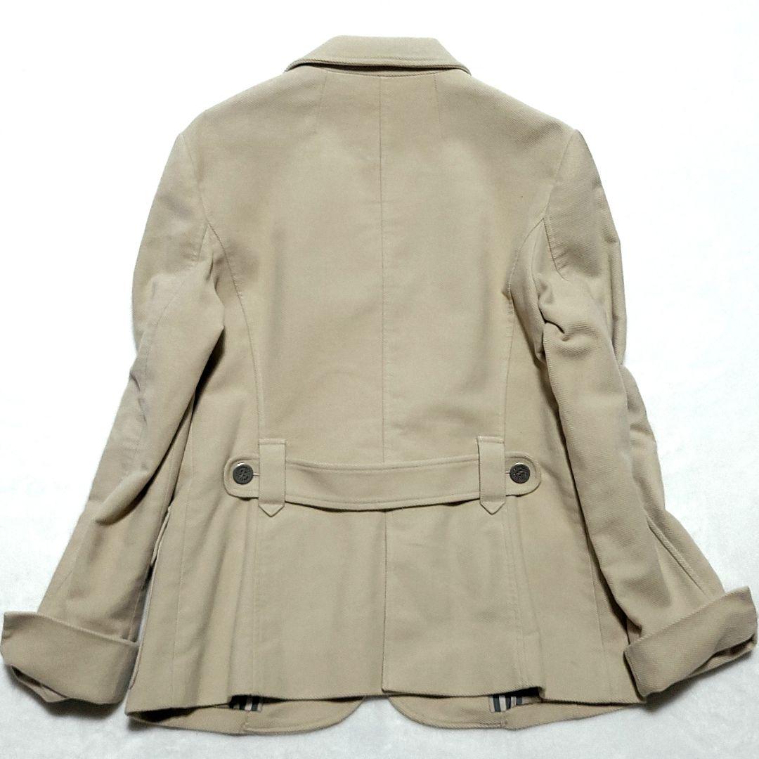 バーバリー　テーラードジャケット ノバチェック メタルボタン 大きいサイズ