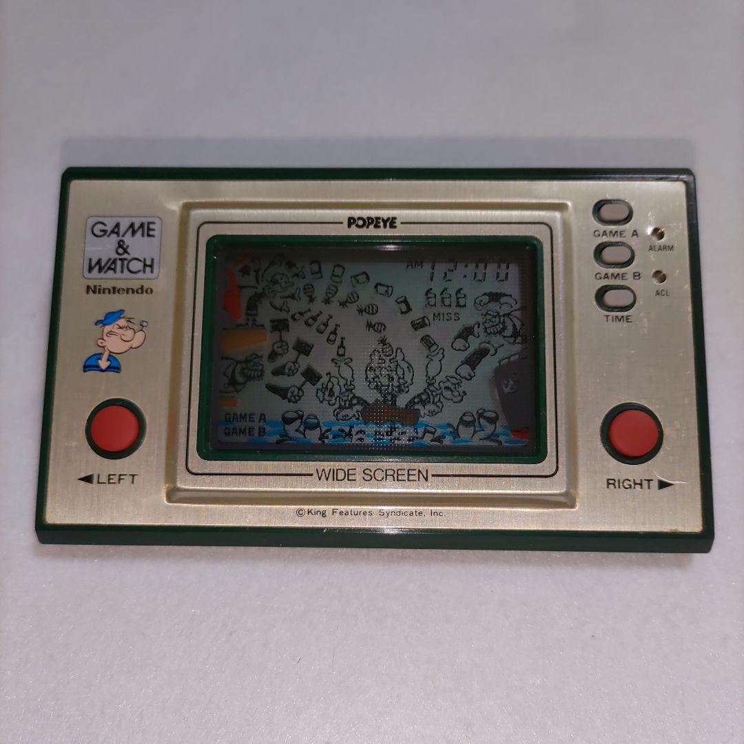 ゲーム & ウォッチ ワイドスクリーン　ポパイ