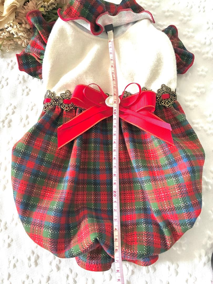 犬服ハンドメイドワンピース　あおば様