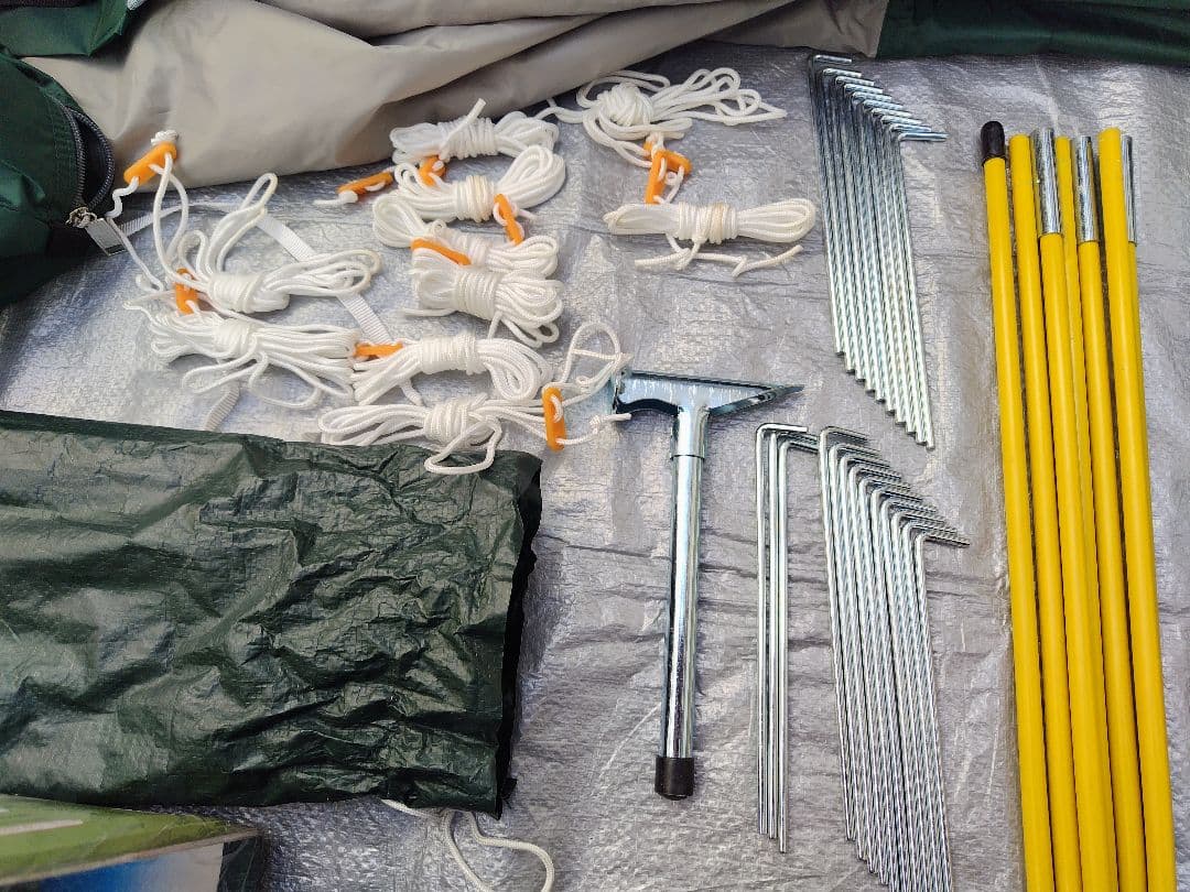 最終値下げ　CAPTAIN STAG CSツールームドームUV 3～4人用