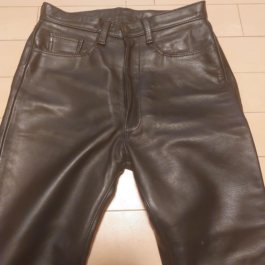 LDFS TOKYO レザーパンツ　牛革　黒