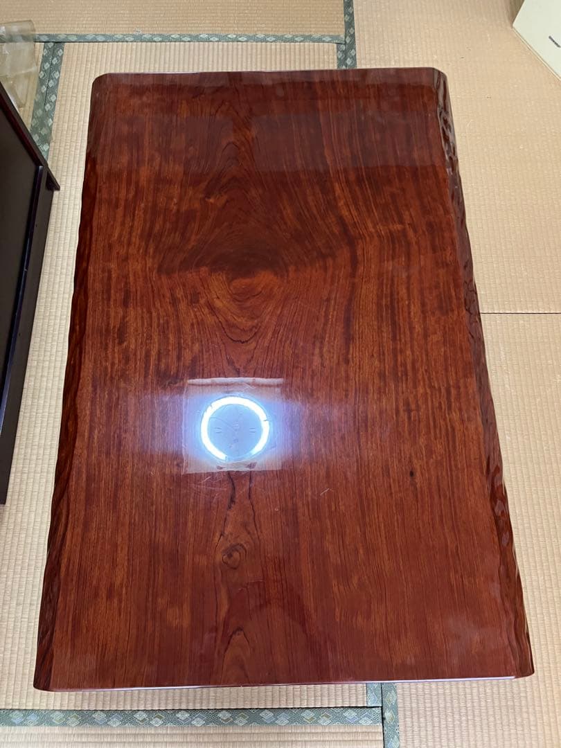 1枚板　座卓　テーブル　アンティーク　一枚板