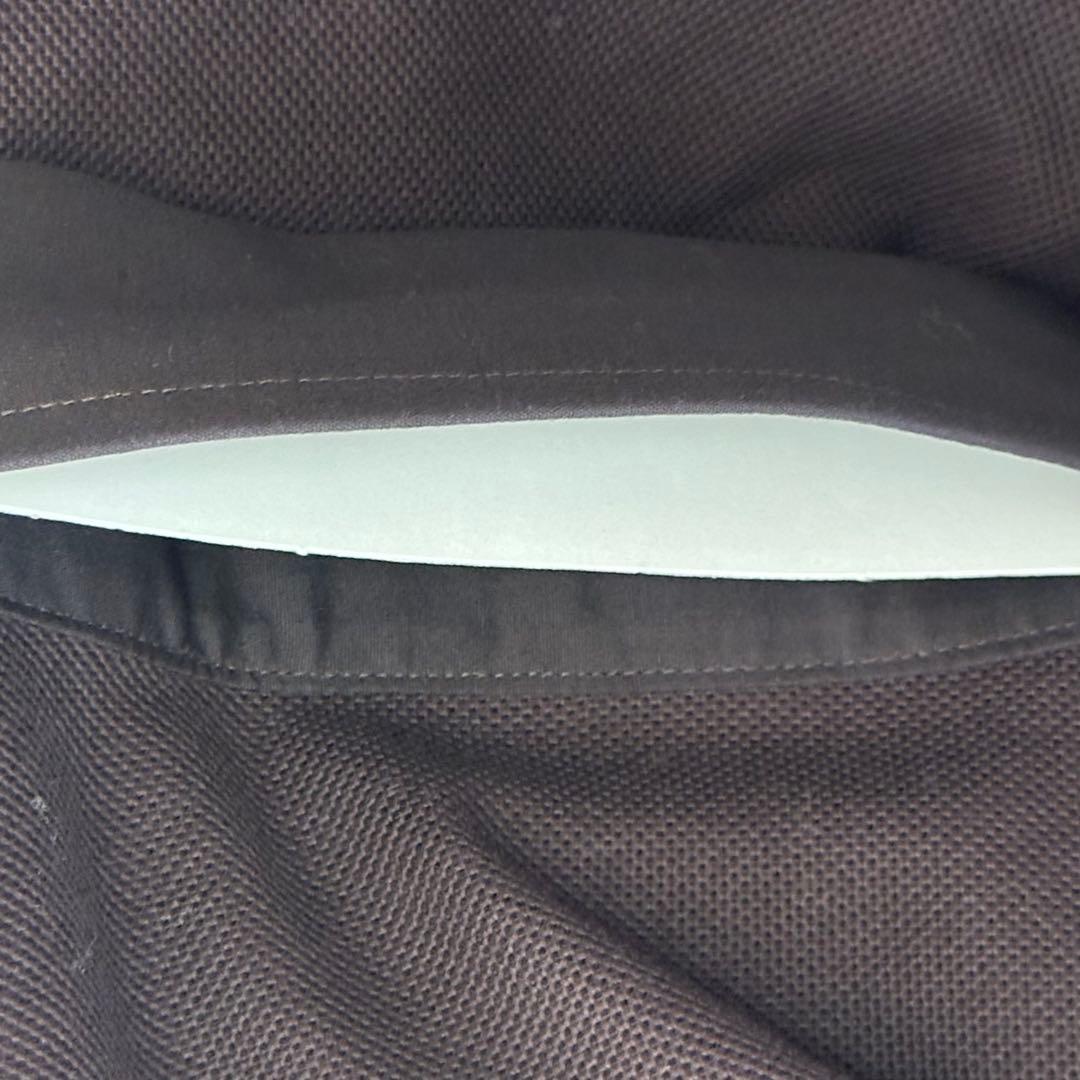 【未使用品】BURBERRY BLACK LABELコットンブラウン ポロシャツ