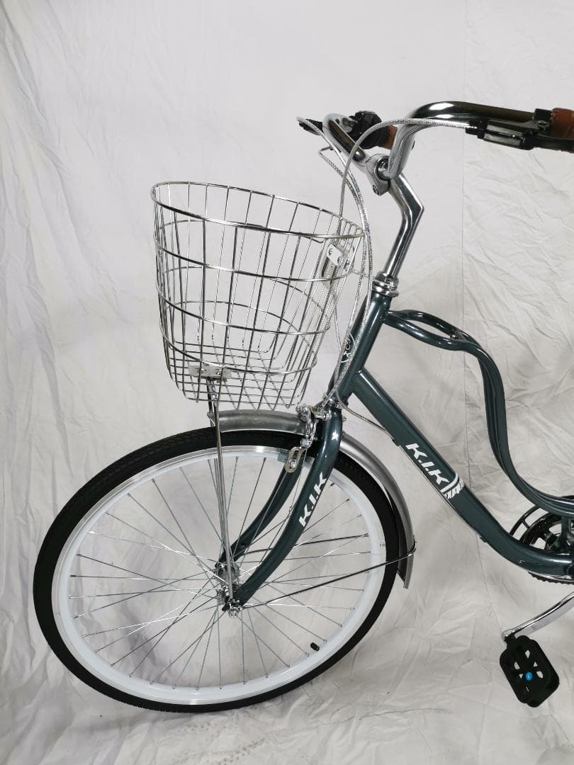 年末セール 超お得 新品KF24 自転車 シティサイクル シマノ製7段7