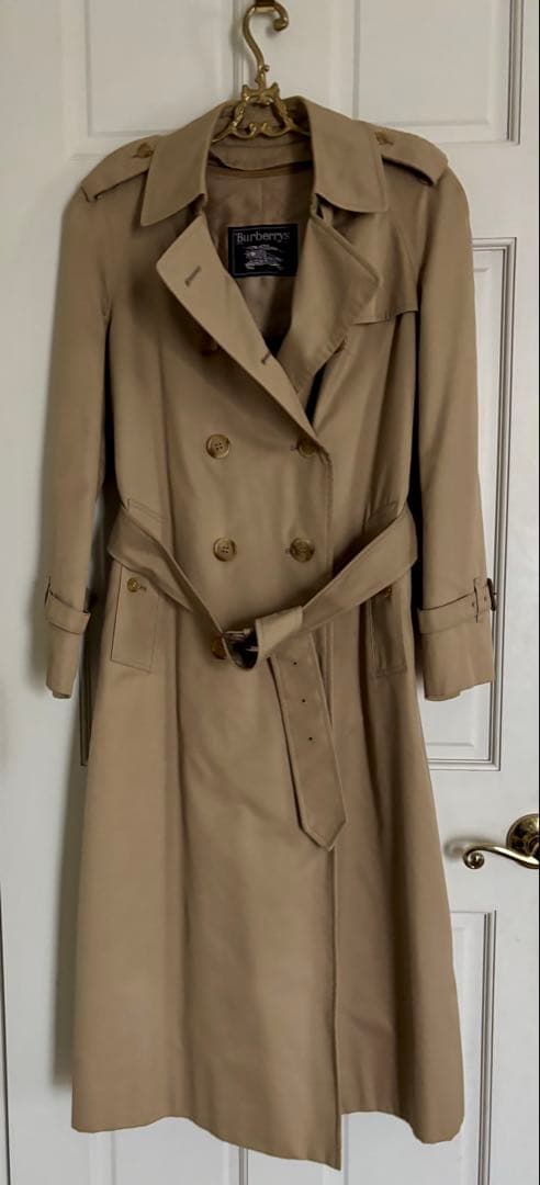 バーバリーダブルトレンチコート ウールライナー付7号サイズ