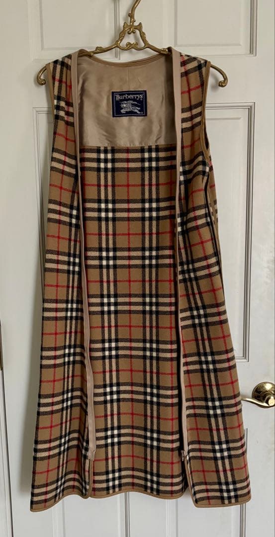 バーバリーダブルトレンチコート ウールライナー付7号サイズ