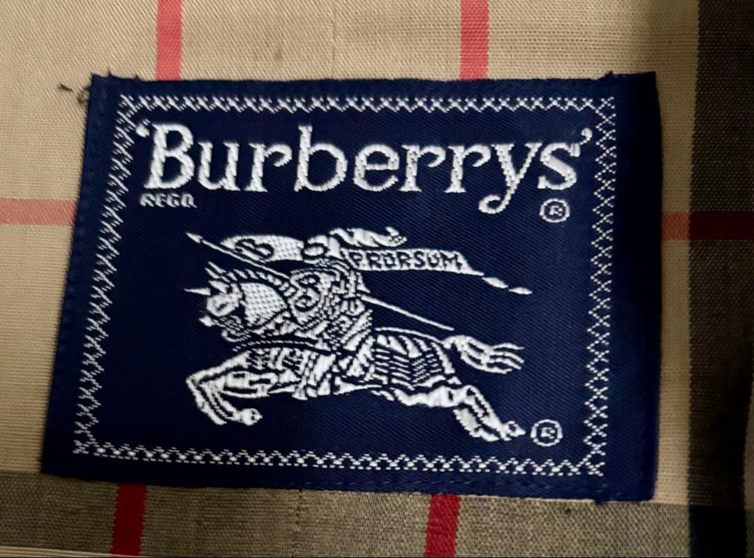 バーバリーダブルトレンチコート ウールライナー付7号サイズ