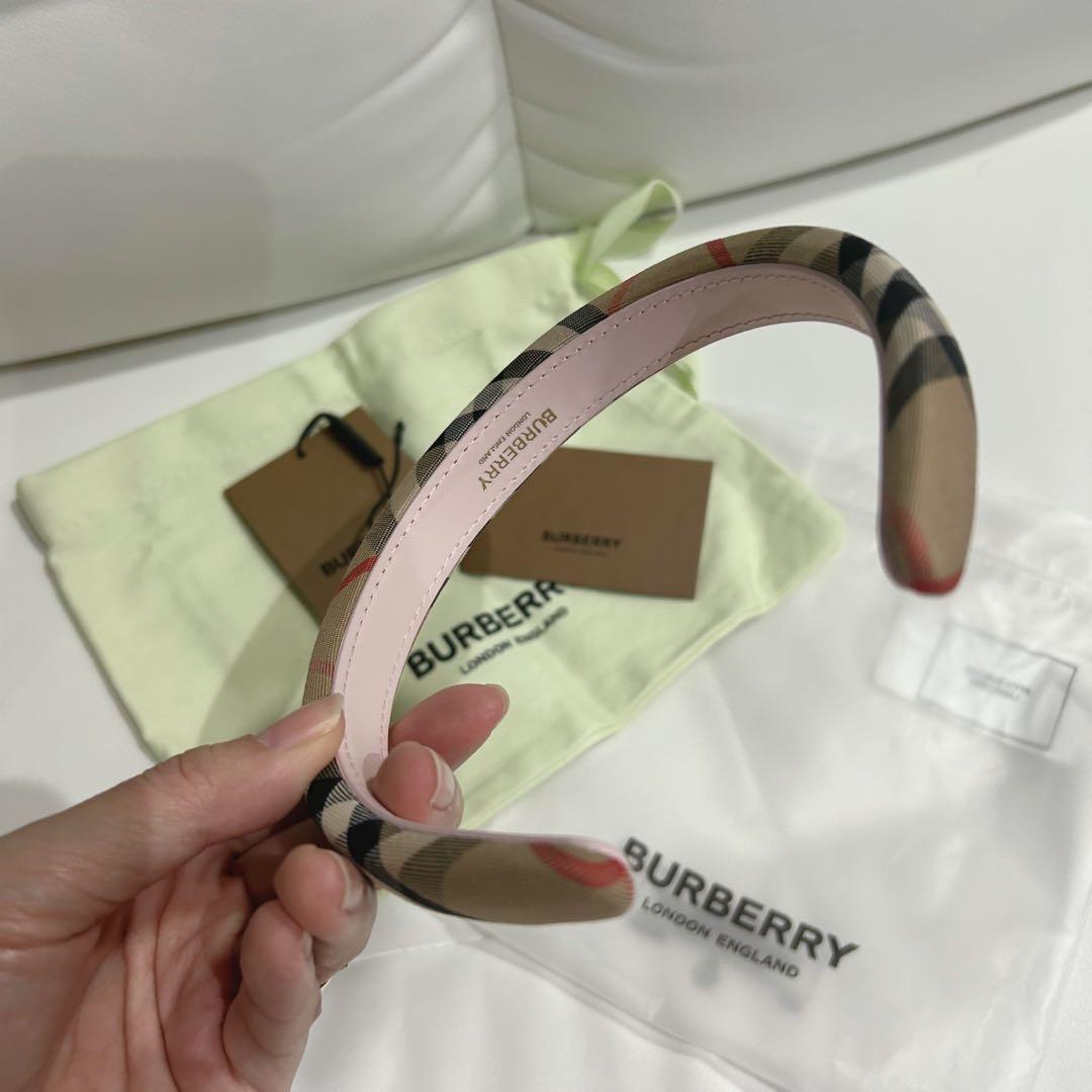 BURBERRY チェック柄 カチューシャ