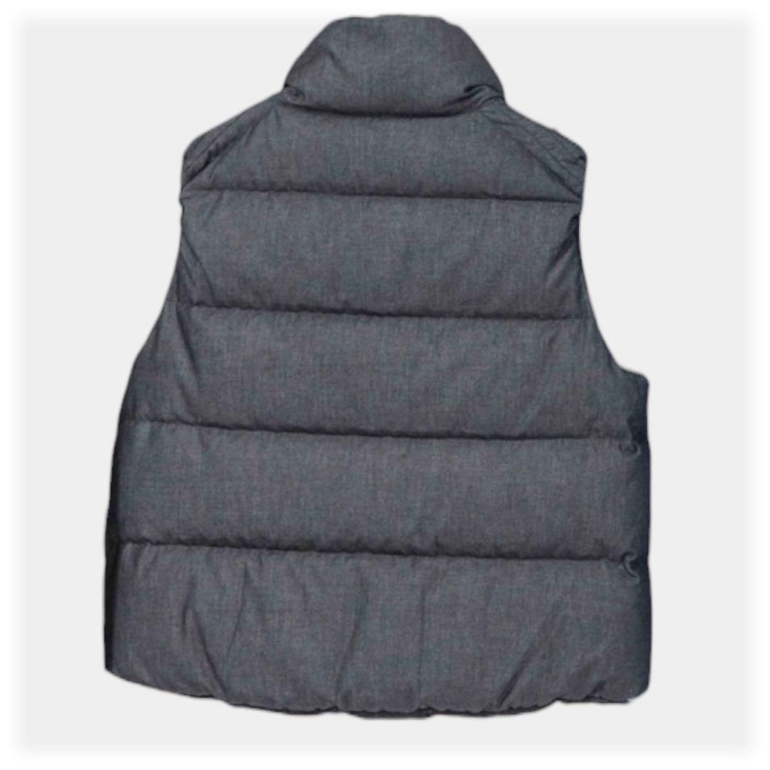 美品　ダンガリー＆デニム ライトダウンベスト　BLANC basque