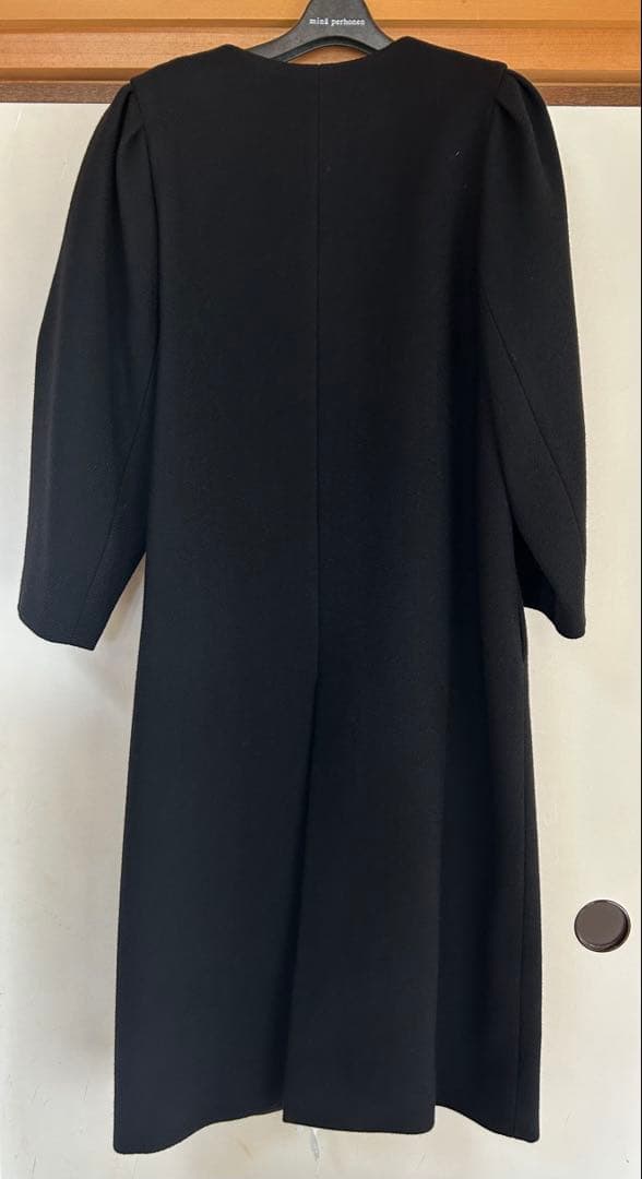 ミナペルホネン☆コート forest parade 40 黒