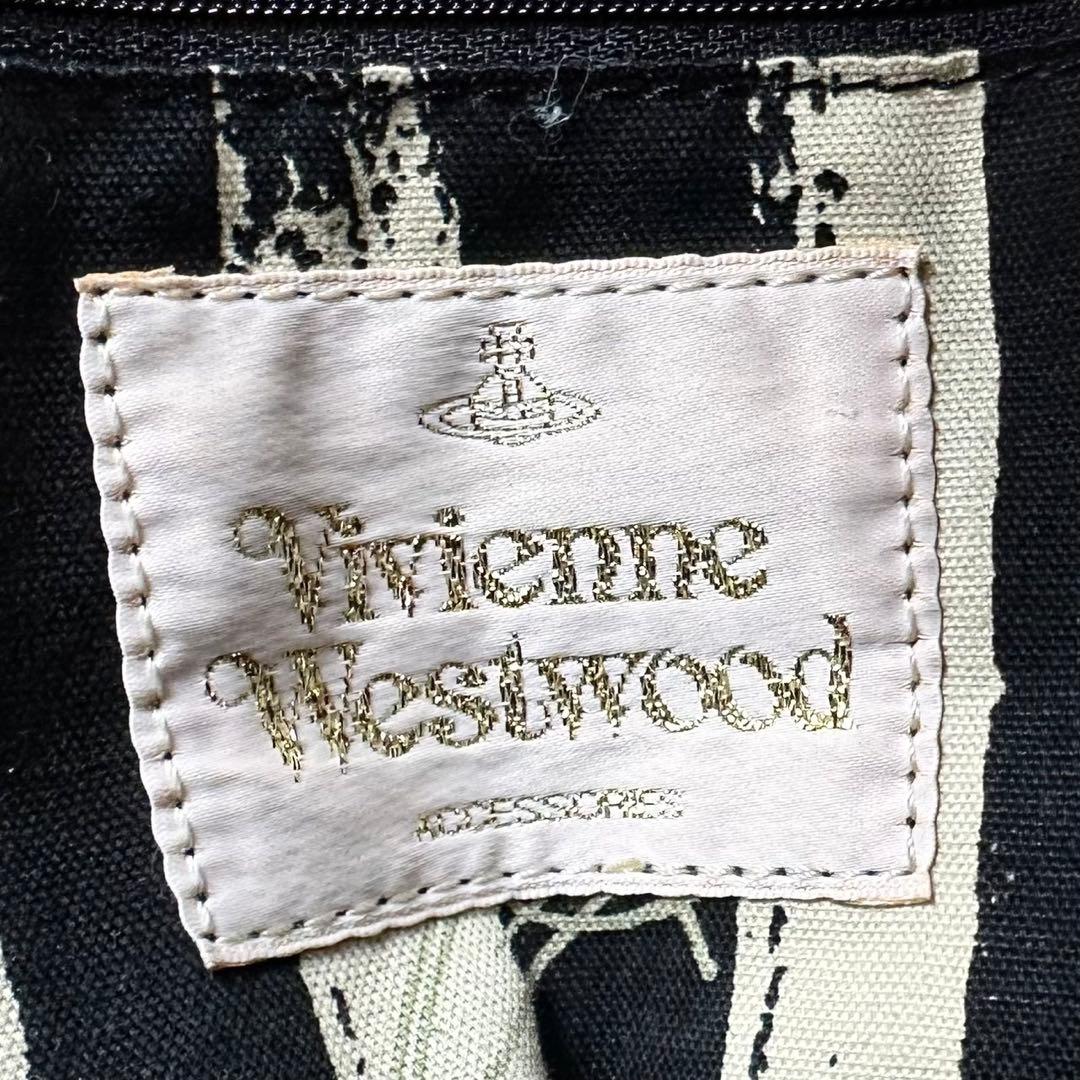 美品 ヴィヴィアンウエストウッド レザー トートバッグ オーブ エンボス