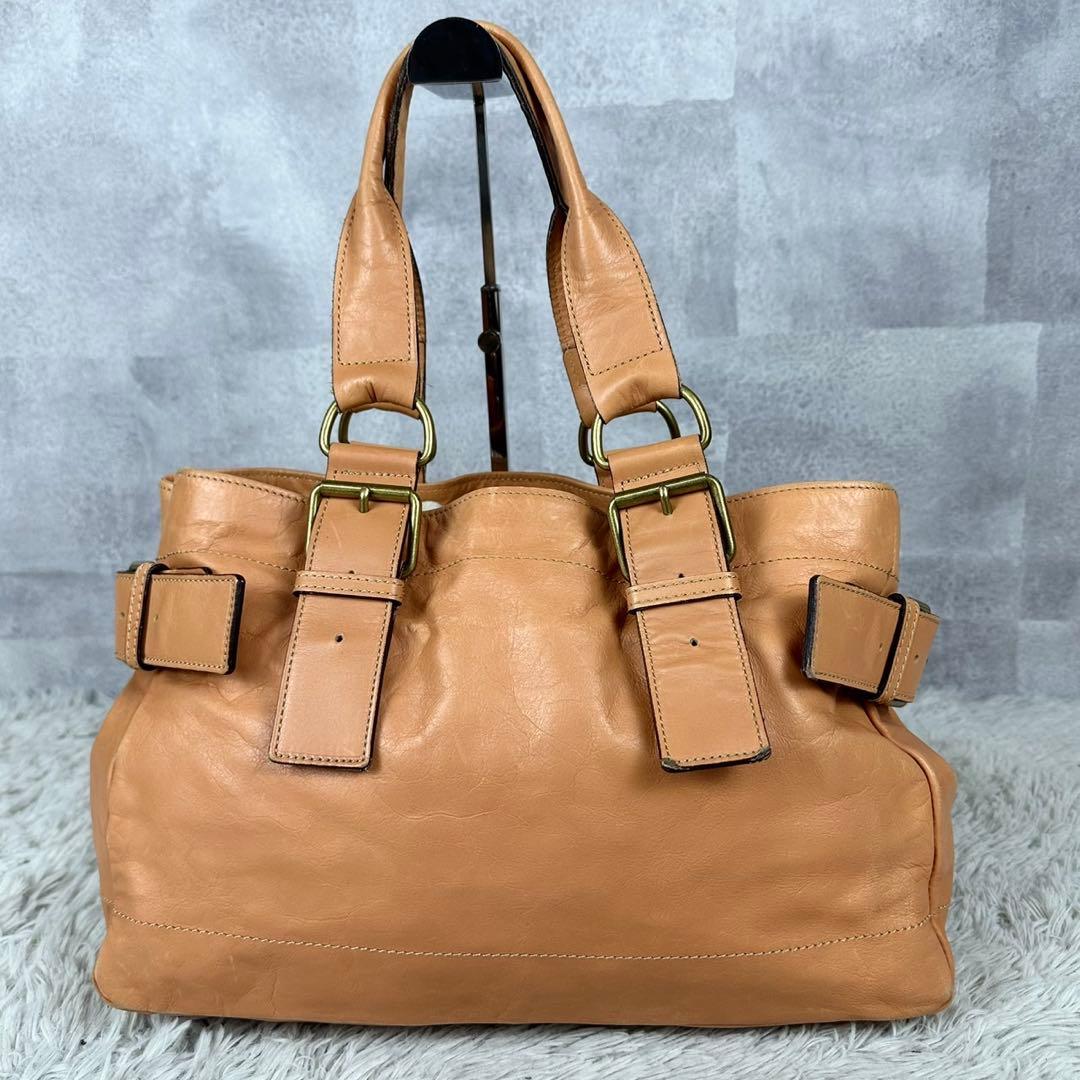 美品 ヴィヴィアンウエストウッド レザー トートバッグ オーブ エンボス