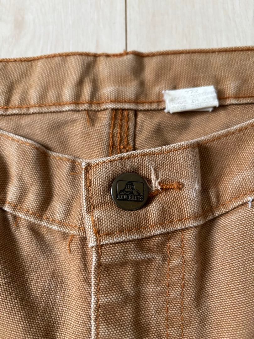ベンデイビス　ダブルニーパンツ　ダックパンツ　W36 L30 カーハート 希少