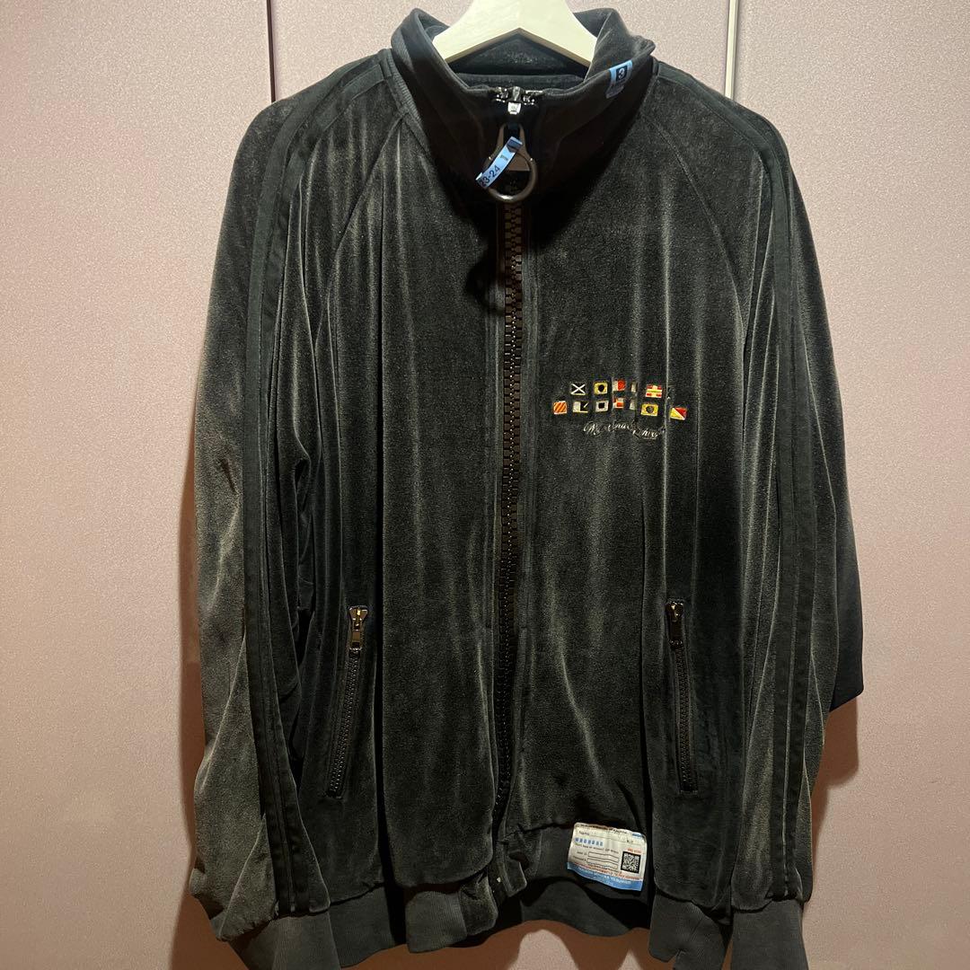 MIHARA YASUHIRO ベロアトラックジャケット　黒　48