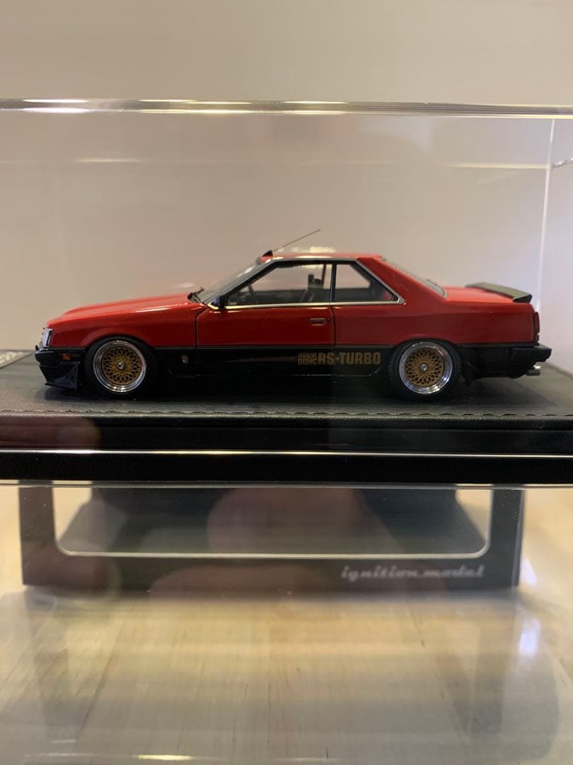イグニッションモデル　1/43 スカイライン　RSターボ　R30 レッド