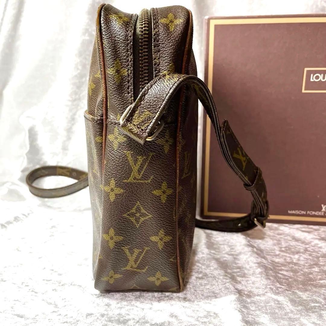 ルイヴィトン　ヴィンテージ 旧ダヌーブショルダーバッグ モノグラム 箱付き