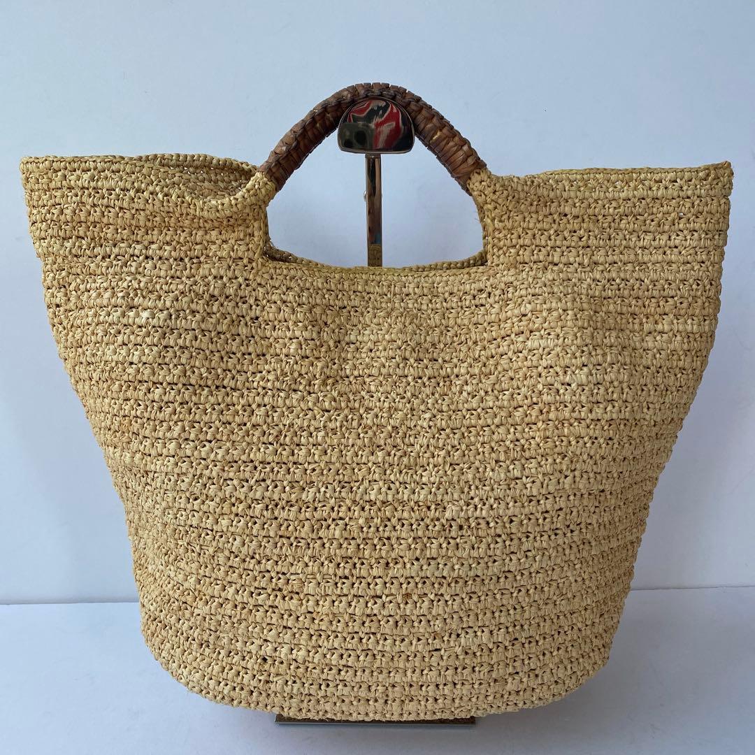 美品 HELENKAMINSKI ヘレンカミンスキー ピンク かごバッグ 大容量