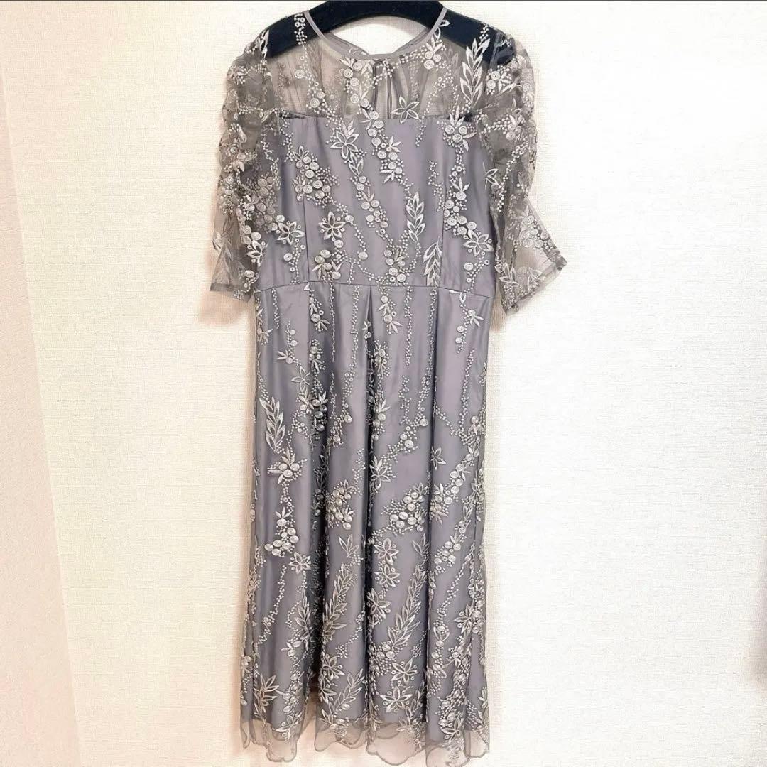 niana 刺繍 パーティードレス ワンピース 結婚式お呼ばれ