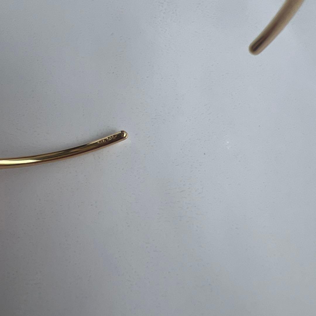 もか様⭐︎ete オブジェ シン バングル S イエローゴールド