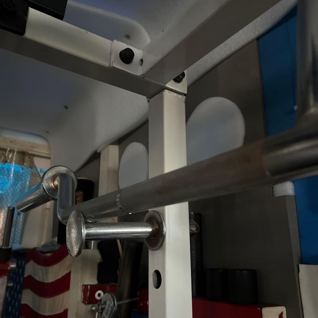 セーフティスクワットバー新品保管品曲がり型