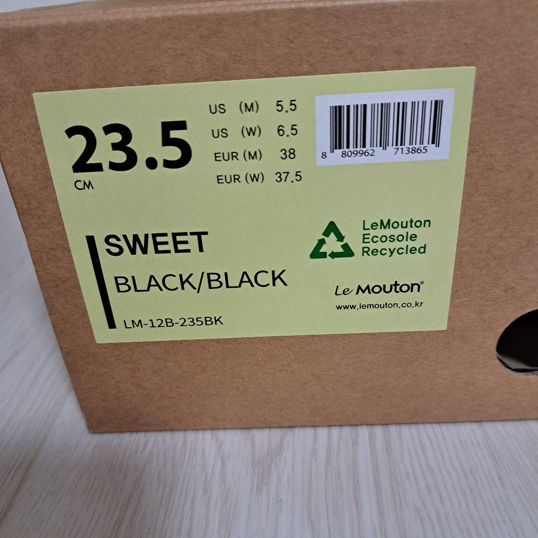 もえもえです　LeMouton Sweet 23.5cm ブラック