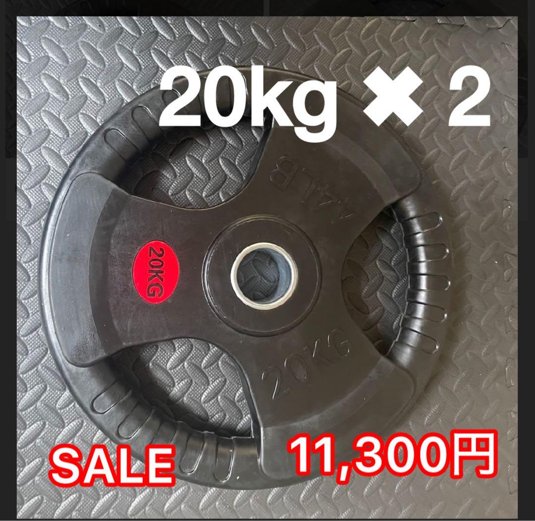 20kg ダンベルプレート 2枚セット