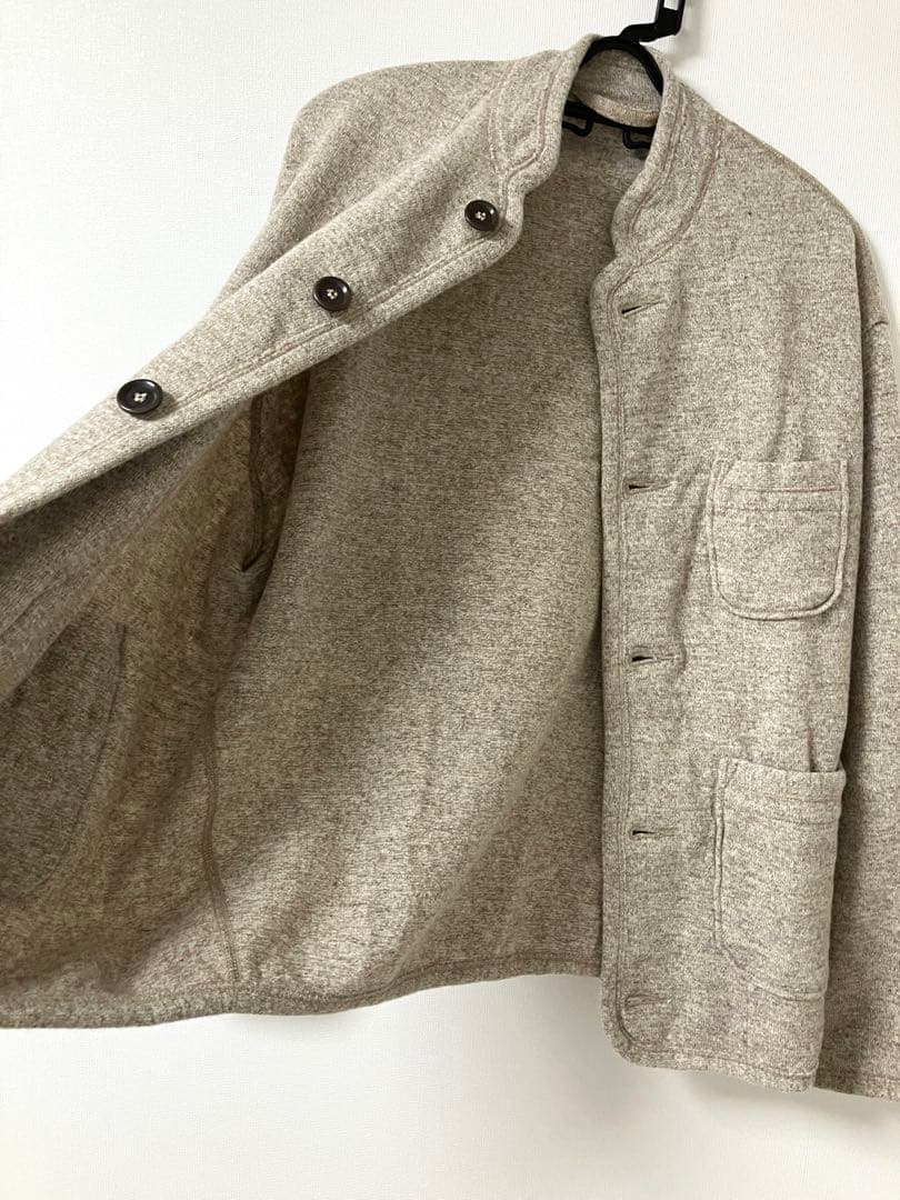 45R★ラムウールのニットジャケット★2