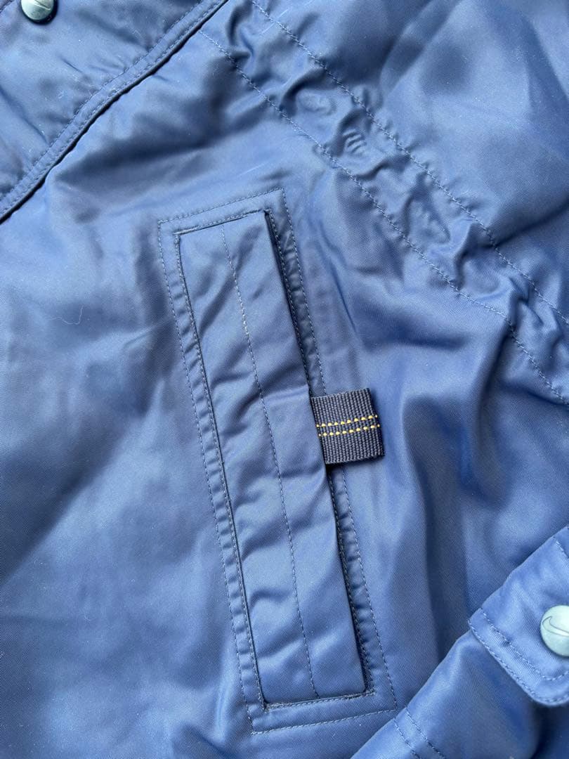 ウェア 90s nike bench coat archive navy color