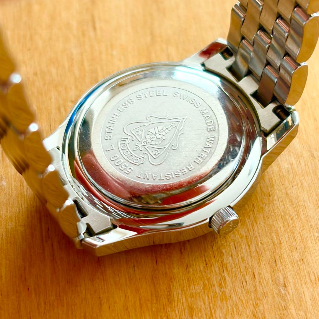 GUCCI グッチ 5500L ラウンドフェイス 腕時計 ステンレススチール