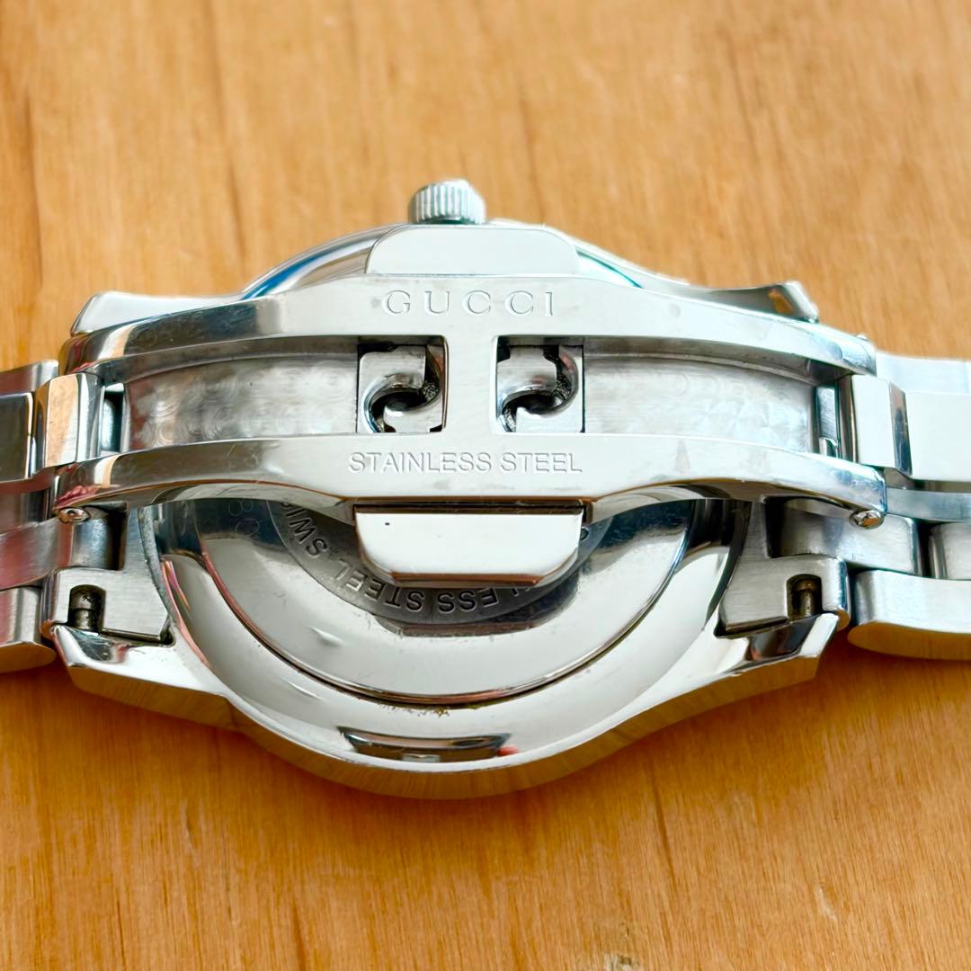 GUCCI グッチ 5500L ラウンドフェイス 腕時計 ステンレススチール
