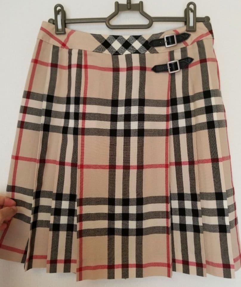 バーバリーキッズスカート 未使用近 美品 ベージュ ノバチェック160