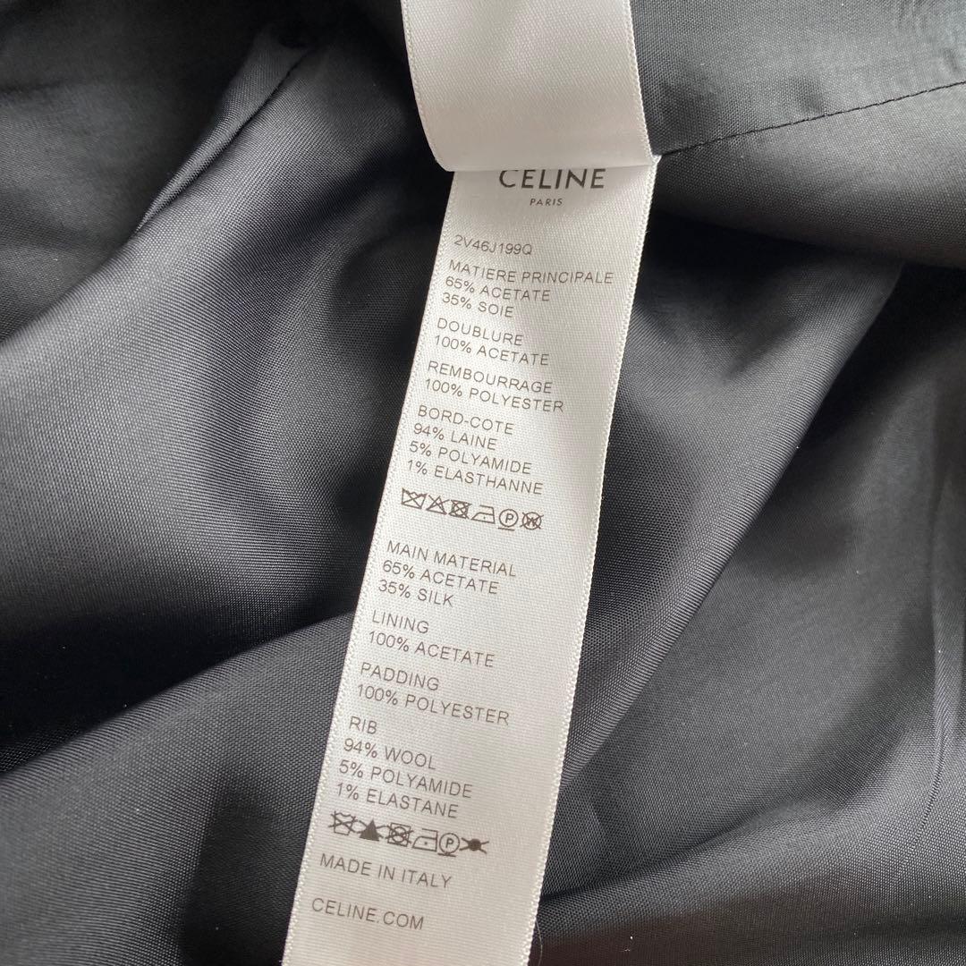 セリーヌ 22SS トリオンフ ロゴ スタジャン カザックジャケット 34