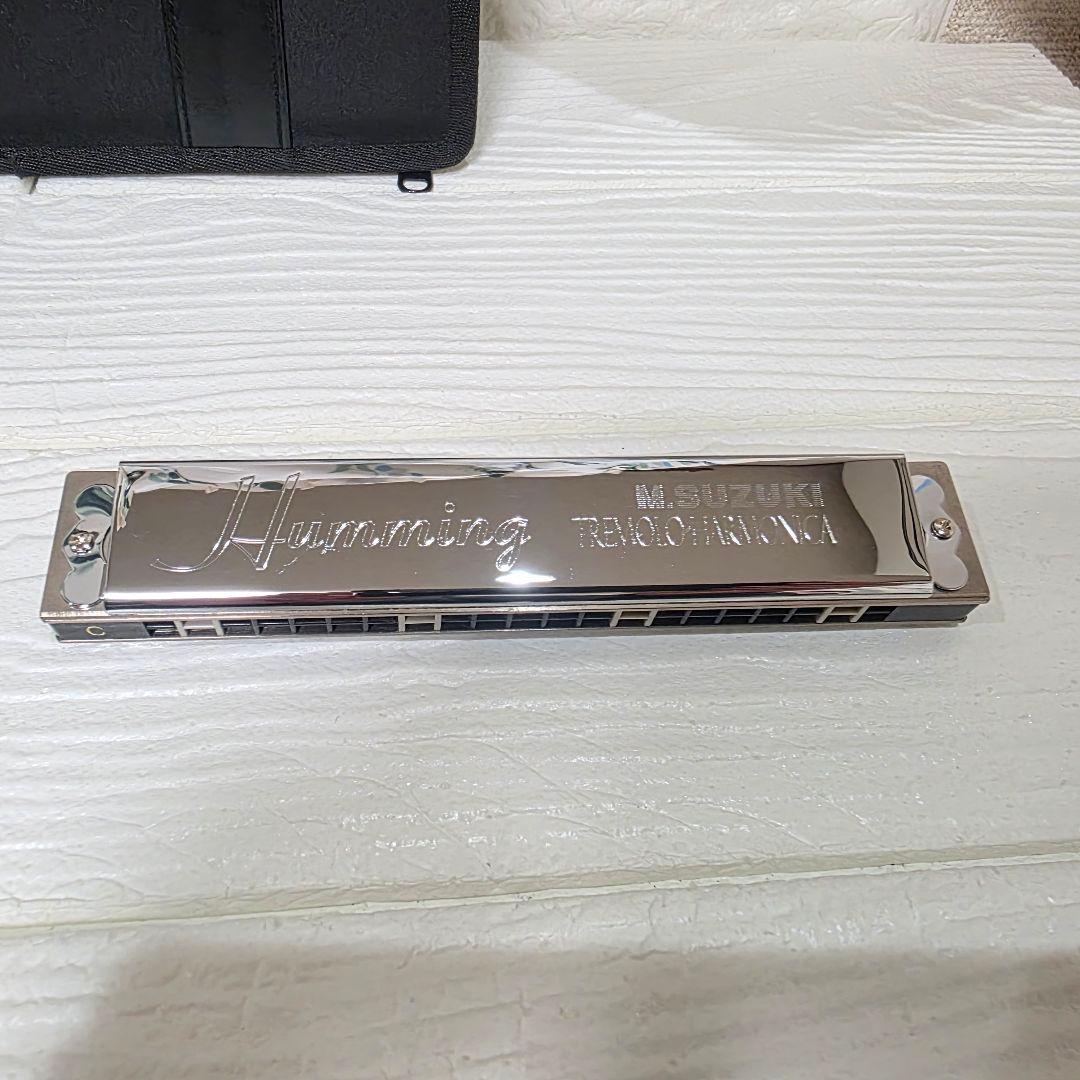 292】M. SUZUKI Humming トレモロハーモニカ　７本　TOMBO