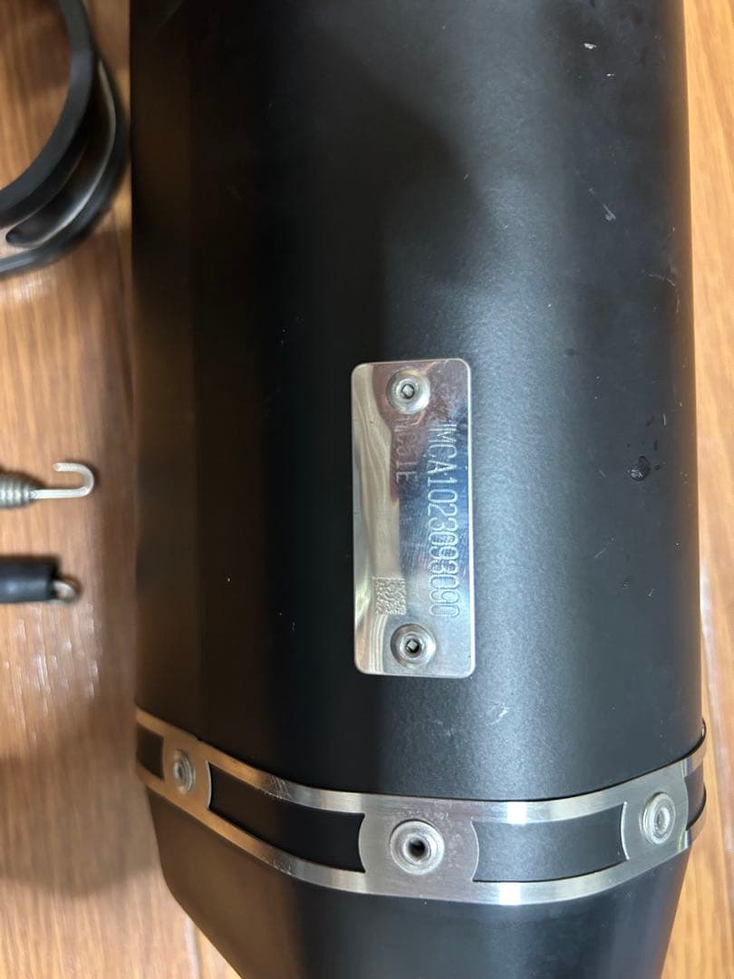 WR'S SS-OVALスリップオンマフラー（政府認証）