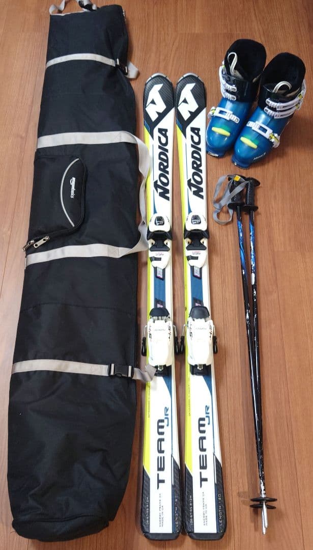 ​子供用 Nordica TEAM JR スキー5点フルセット 140cm