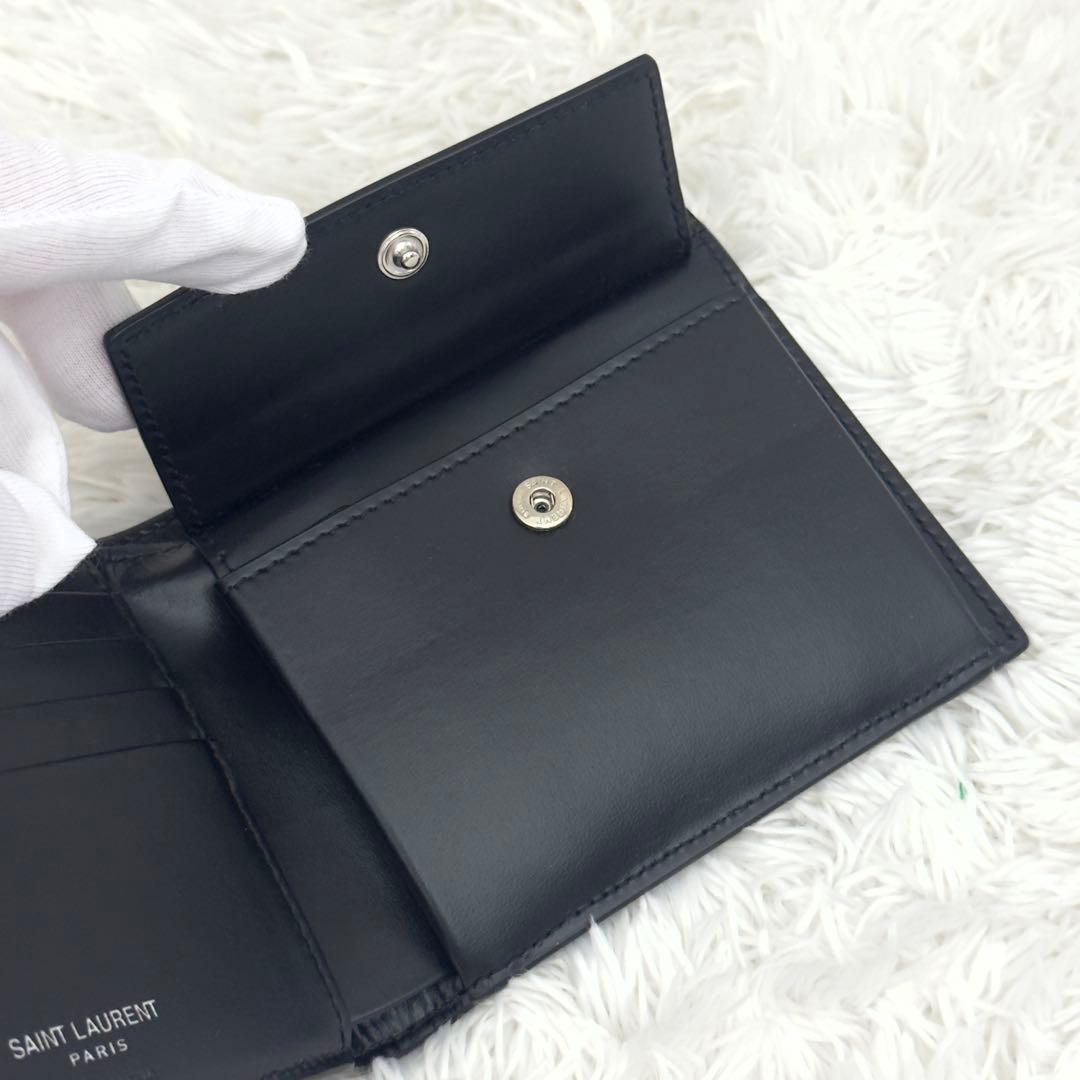 新品同様⭐️SAINT LAURENT サンローラン 財布 カサンドラ RFID