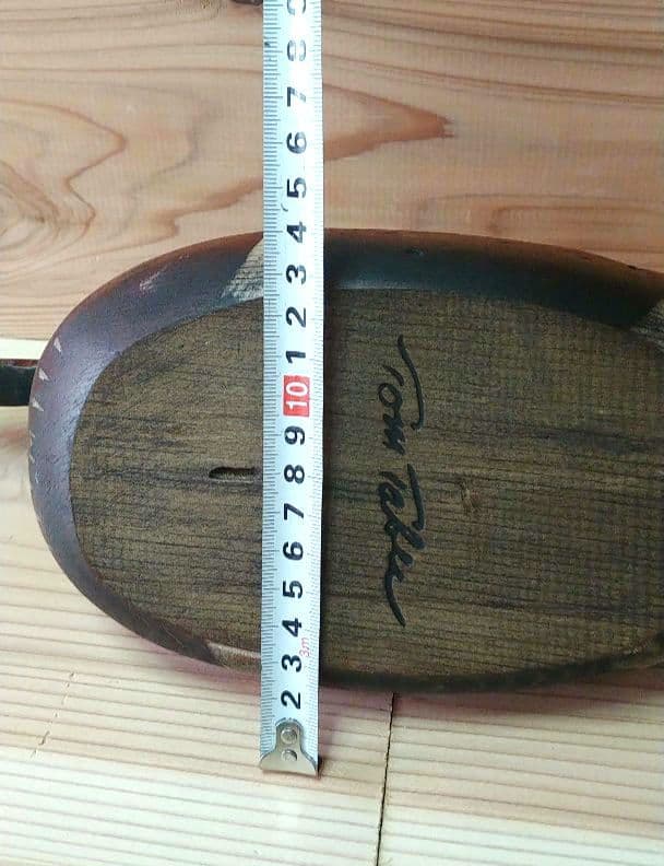 Tom Taber（トム・タバー:アメリカ彫刻家）カモの木彫デコイ