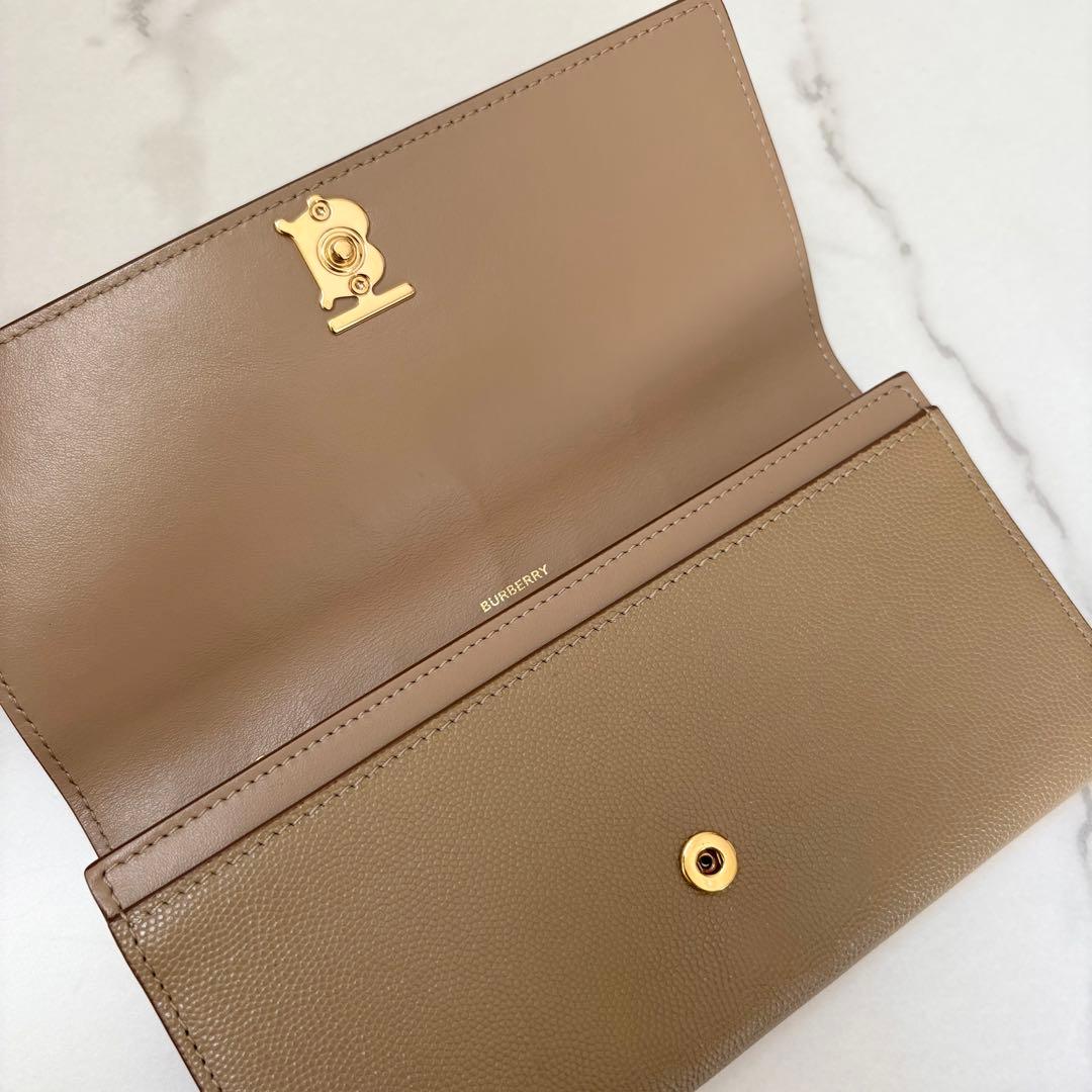 BURBERRY バーバリー TB コンチネンタル ロングウォレット ベージュ