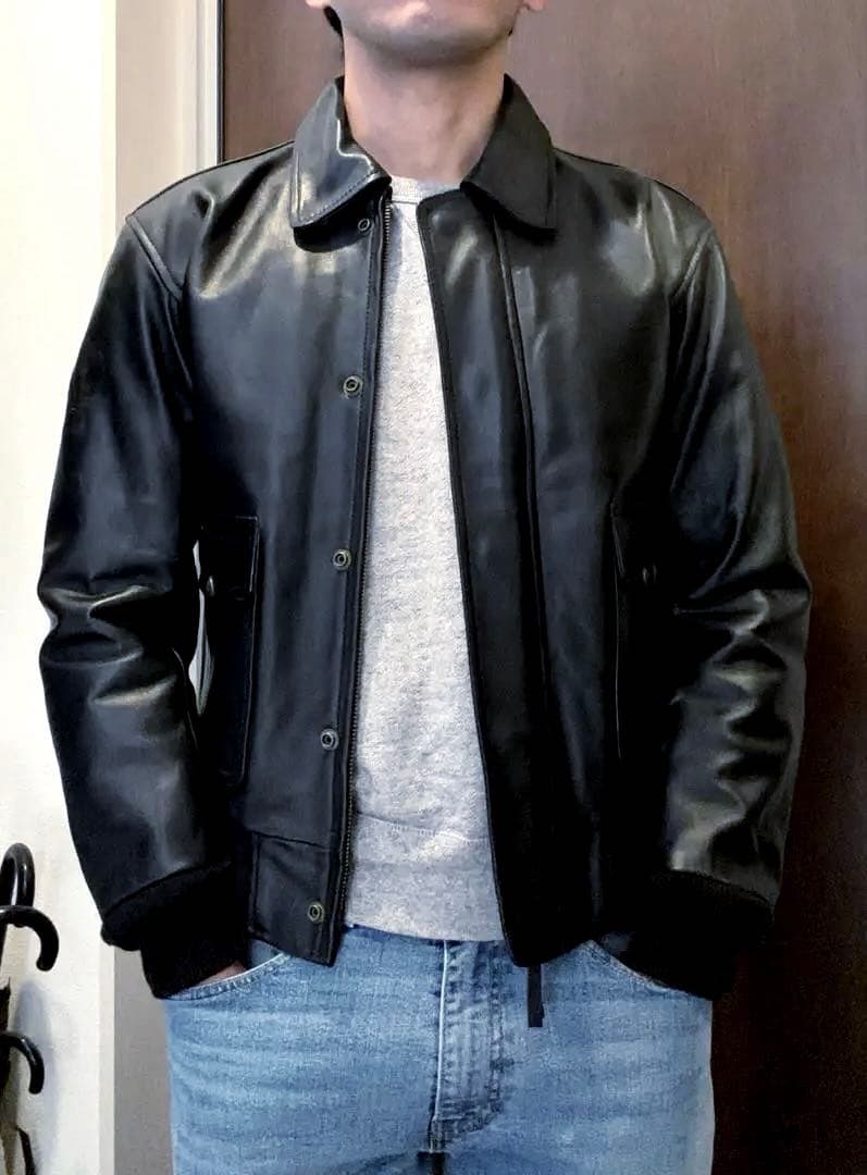 Willis& レザージャケット（牛革）　Mサイズ