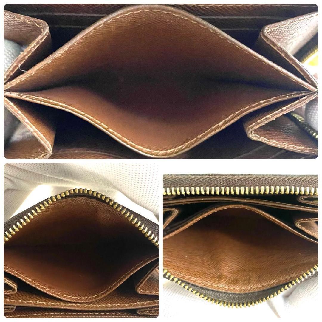 ルイ ヴィトン◎モノグラム パース ラウンドファスナー 小銭入れ ブラウン