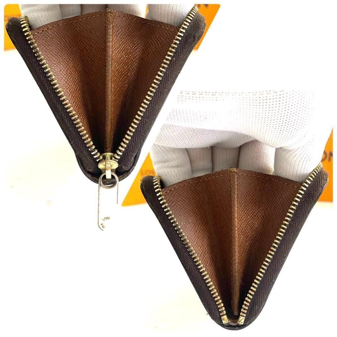 ルイ ヴィトン◎モノグラム パース ラウンドファスナー 小銭入れ ブラウン