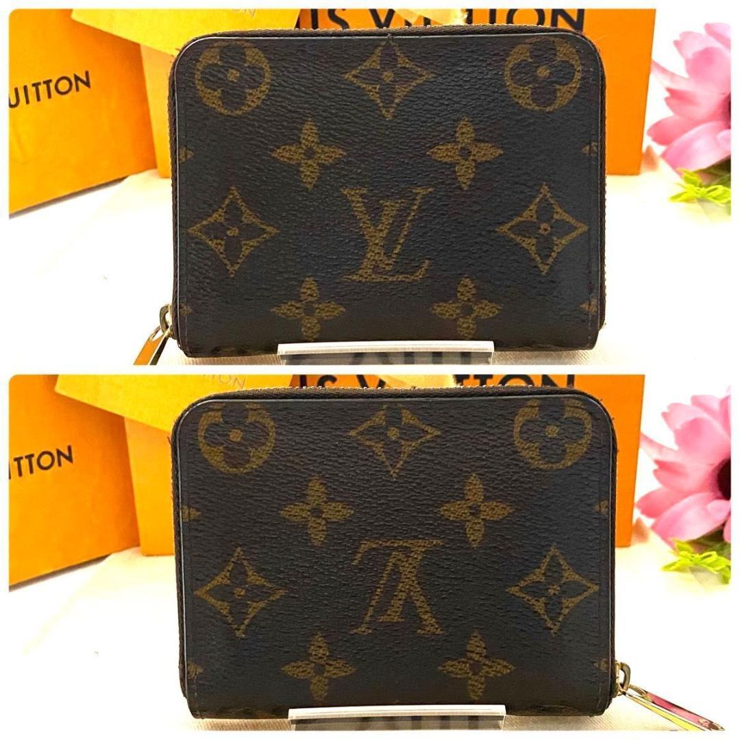 ルイ ヴィトン◎モノグラム パース ラウンドファスナー 小銭入れ ブラウン