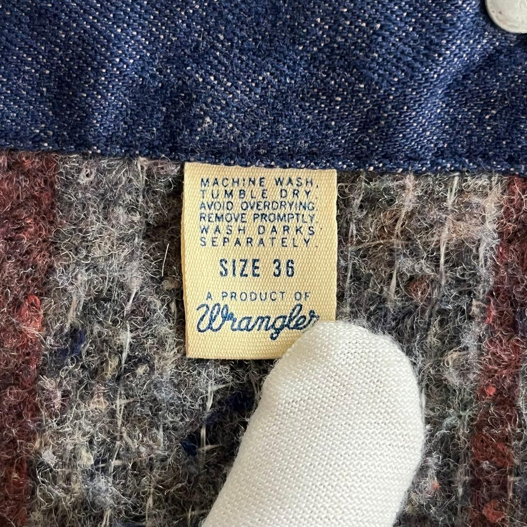 70s Wrangler ライナー デニム カバーオール バットダイ ビンテージ