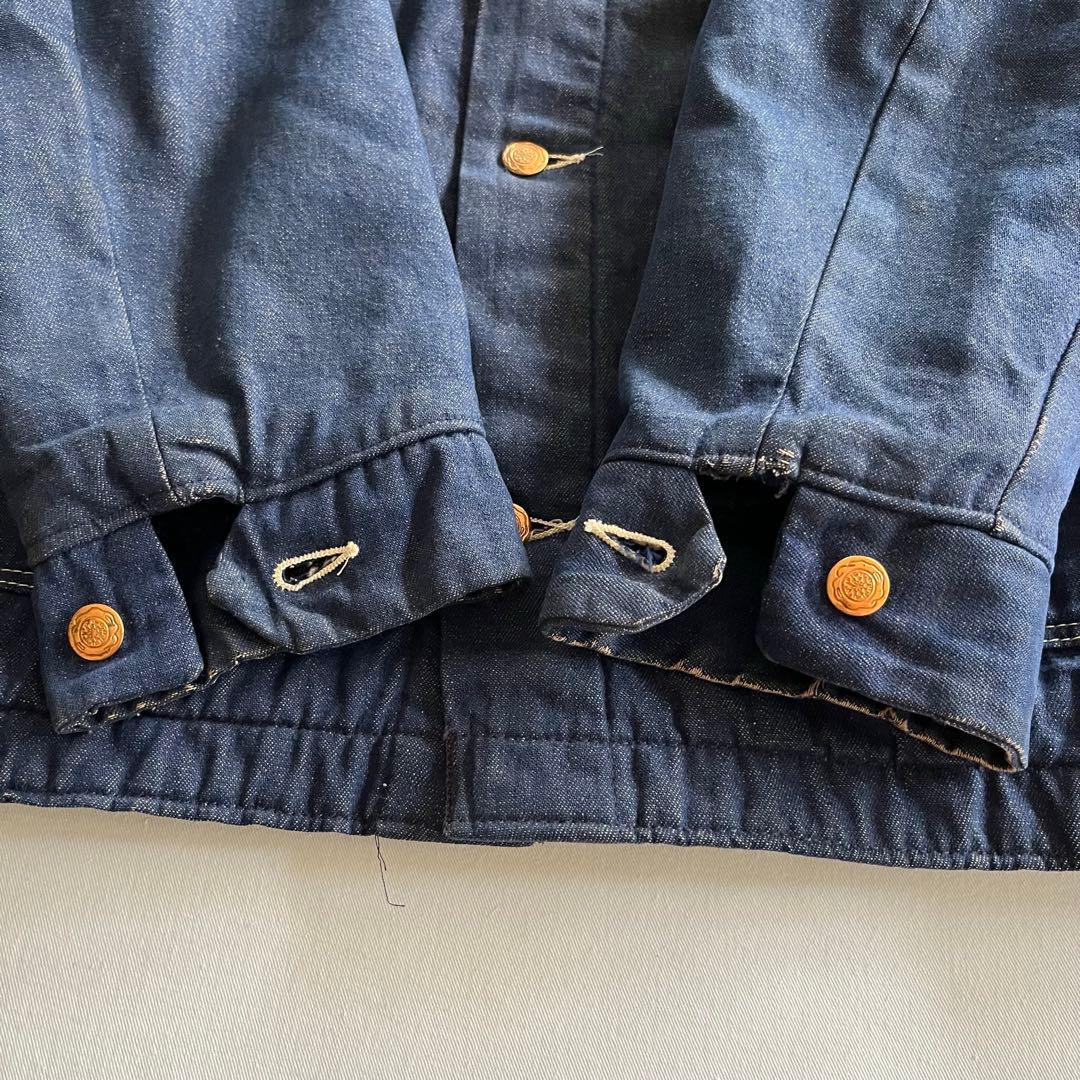 70s Wrangler ライナー デニム カバーオール バットダイ ビンテージ