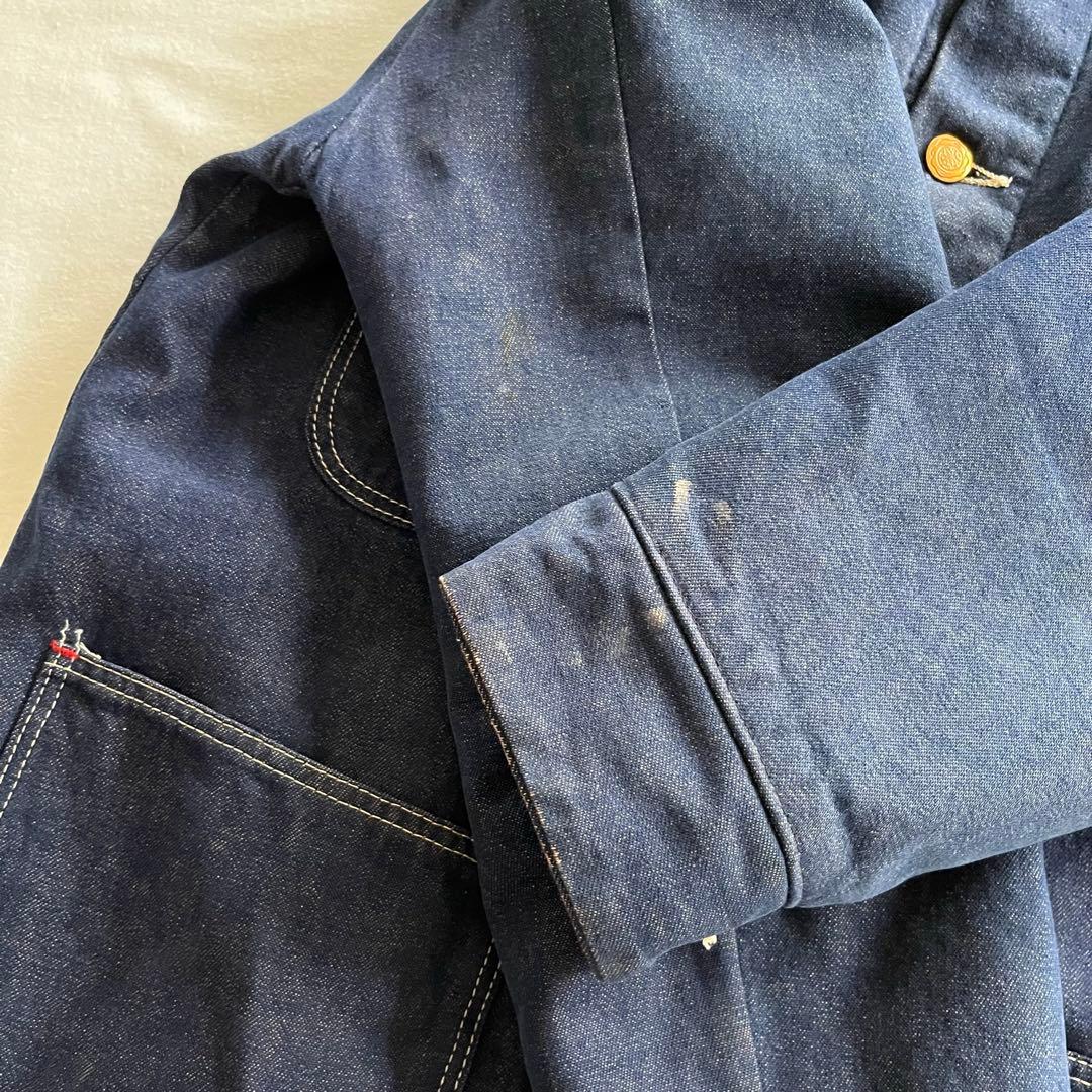 70s Wrangler ライナー デニム カバーオール バットダイ ビンテージ