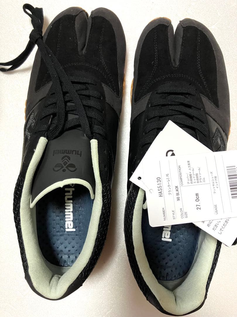 ヒュンメル ブランカーレ3PG フットサルシューズ 27.0cm ブラック