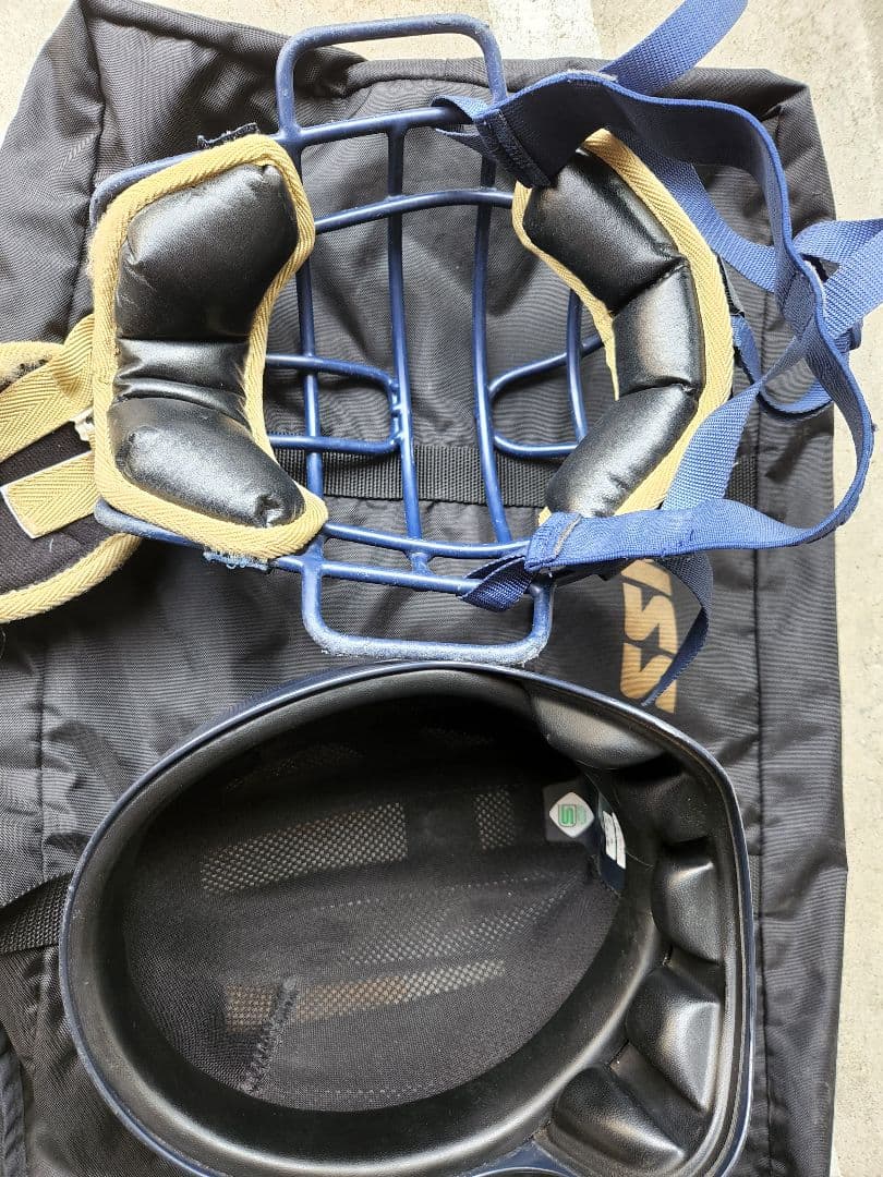 SSK 　キャッチャー用防具 ネイビー/レッド